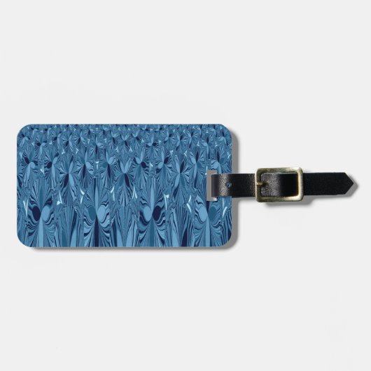 Eine Mischung aus Blau Gepäckanhänger (Vorderseite horizontal)