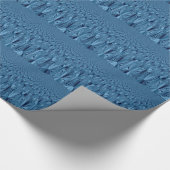 Eine Mischung aus Blau Geschenkpapier (Ecke)