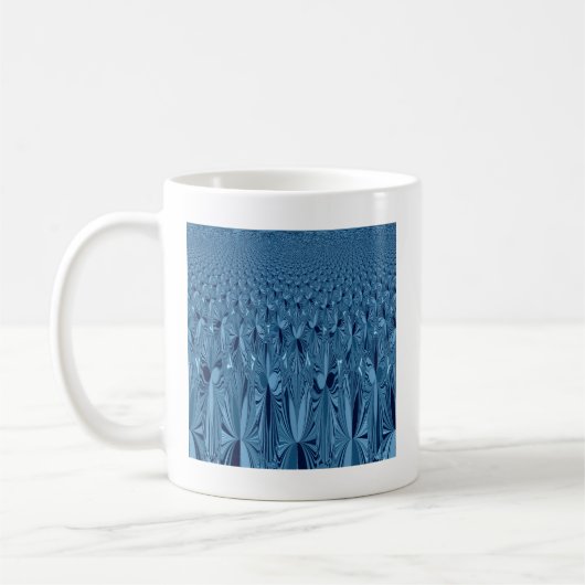 Eine Mischung aus Blau Kaffeetasse (Links)