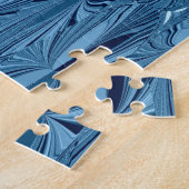 Eine Mischung aus Blau Puzzle (Seite)