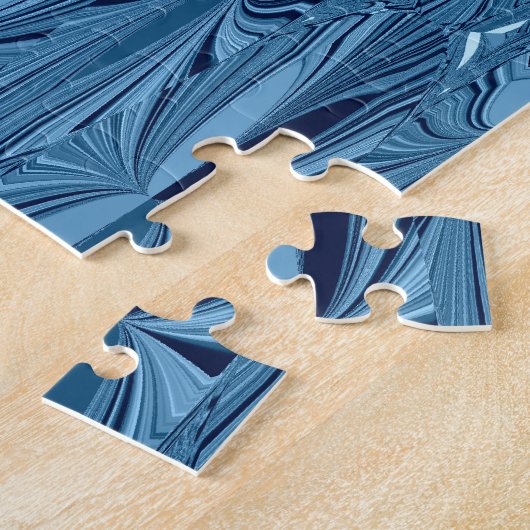 Eine Mischung aus Blau Puzzle (Seite)