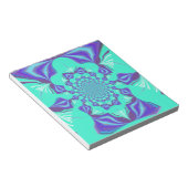 Eine Mischung aus Kaleidoskop und Mandala Art! Notizblock (angewinkelt)