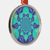 Eine Mischung aus Kaleidoskop und Mandala Art! Ornament Aus Metall (Rechts)