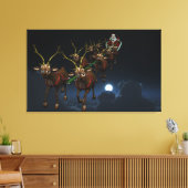 Eine Mission mit der Kunst der Mauer Leinwanddruck (Insitu (Wohnzimmer))