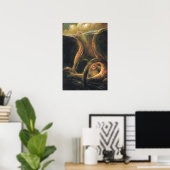 Eine Mit Augen Hölle auf dem Meer Poster (Heimbüro)