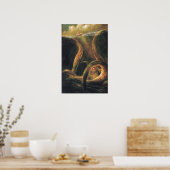 Eine Mit Augen Hölle auf dem Meer Poster (Küche)