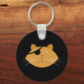 Eine mit Augen Katze Schlüsselanhänger (Vorderseite)