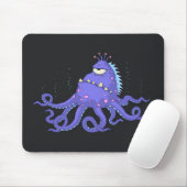 Eine mit Augen Kraken-Mausunterlage Mousepad (Mit Mouse)