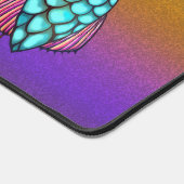 Eine Mit Augen Vogelmatte Schreibtischunterlage (Ecke)