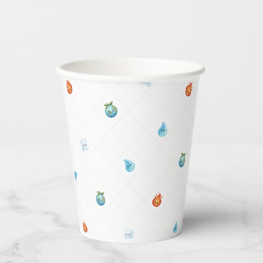 Eine mit den Elementen zum ersten Geburtstag Pappbecher (Vorderseite)