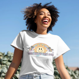 Eine mit der Sonne, Beach Shirts, Sommerferien T-Shirt