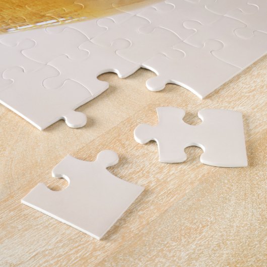 Eine mit Gosset gefüllte Champagnerflöte Puzzle (Seite)