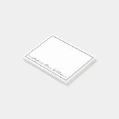 eine Mitteilung Post-it Klebezettel (angewinkelt)