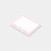 eine Mitteilung Post-it Klebezettel (angewinkelt)