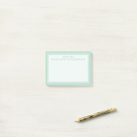 eine Mitteilung Post-it Klebezettel (Auf Schreibtisch)