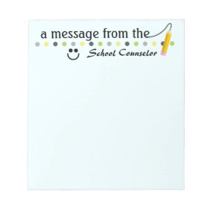 Eine Mitteilung vom Schulratgeber-Notizblock Notizblock