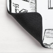 Eine mittelalterliche Küche Mousepad (Ecke)