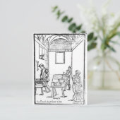 Eine mittelalterliche Küche Postkarte (Stehend Vorderseite)