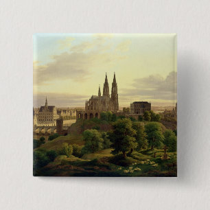 Eine mittelalterliche Stadt im Jahre 1830, 1830 Button