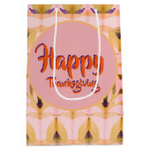 Eine mittelgroße Extravagante Erntedank-Papiergesc Mittlere Geschenktüte (Rückseite)