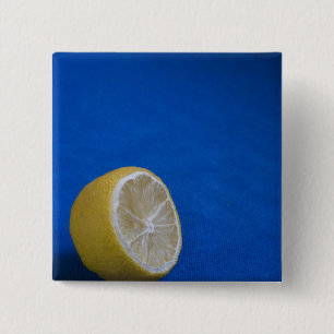 Eine Mittelmeer-Zitrone Button