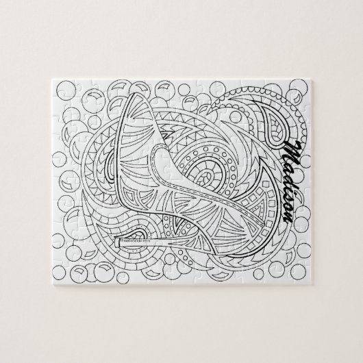 Eine Mode-personalisierte Spaß-Farbe des Puzzle (Horizontal)