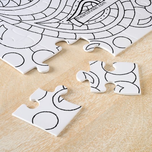 Eine Mode-personalisierte Spaß-Farbe des Puzzle (Seite)