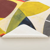 Eine moderne Abstrakte Aquarellmalerei. Sherpadecke (3/4)