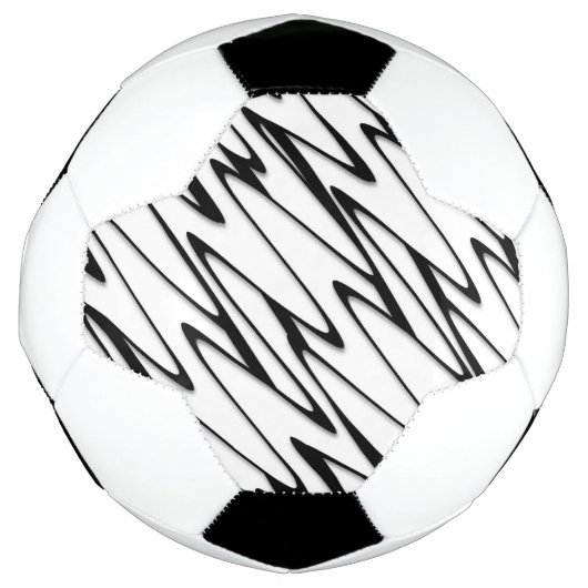 Eine moderne Abstrakte Bauweise Fußball (Vorderseite)