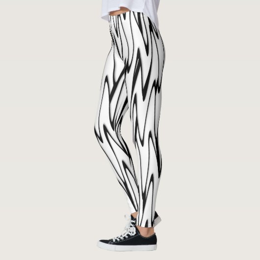 Eine moderne Abstrakte Bauweise Leggings (Links)