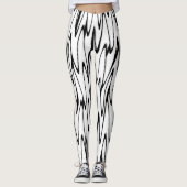 Eine moderne Abstrakte Bauweise Leggings (Vorderseite)