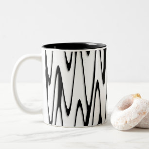 Eine moderne Abstrakte Bauweise Zweifarbige Tasse