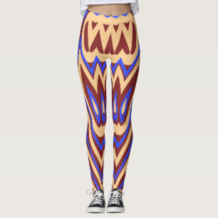 Eine moderne, farbenfrohe "Ratti_Creative_Arts" Leggings