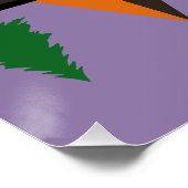 Eine moderne Flucht aus der Natur Poster (Ecke)