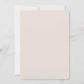 Eine moderne Hochzeit speichern Sie die Dattelkart Save The Date (Rückseite)