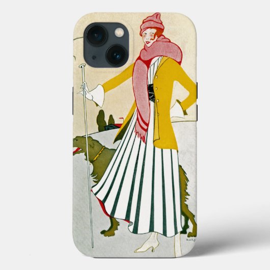 Eine moderne Schäferin Case-Mate iPhone Hülle (Rückseite)