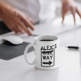 Eine Möglichkeit, die Tasse des Kaffees individuel