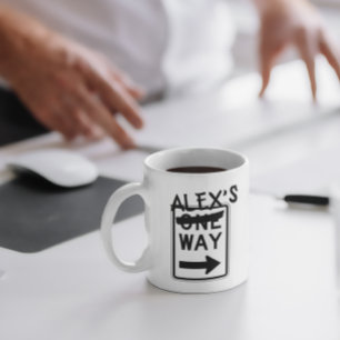 Eine Möglichkeit, die Tasse des Kaffees individuel