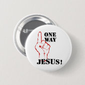 Eine Möglichkeit Jesus Button (Vorne & Hinten)