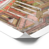 Eine Mogulprinzessin in ihrem Garten (Gouache auf Poster (Ecke)