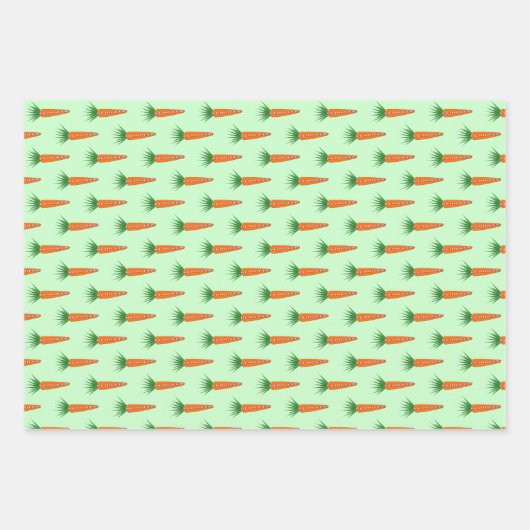 Eine Möhre für den Weihnachtsmann Geschenkpapier Set (Vorderseite 3)