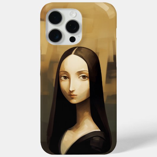 Eine Mona Lisa reimaginierte, ein Klassiker, aber  Case-Mate iPhone Hülle (Rückseite)