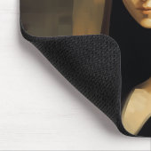 Eine Mona Lisa reimaginierte, ein Klassiker, aber  Mousepad (Ecke)