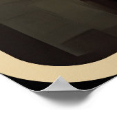 Eine Mona Lisa reimaginierte, ein Klassiker, aber Poster (Ecke)