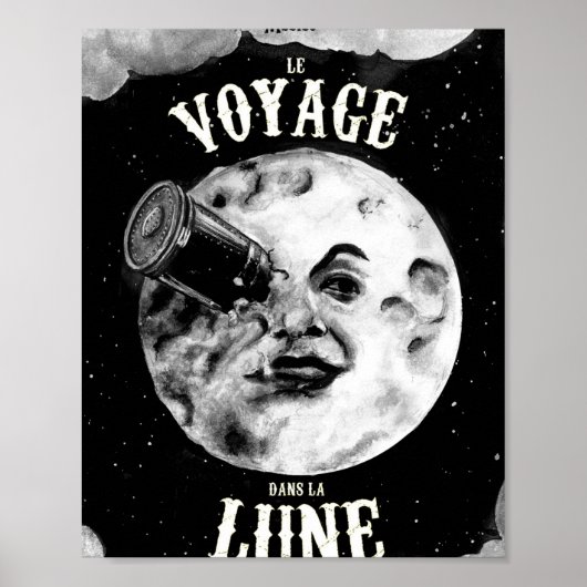 Eine Mondfahrt (Le Voyage Dans La Lune) Poster (Vorne)
