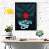 Eine mondlimitierte Symphonie des rohen Powers der Poster
