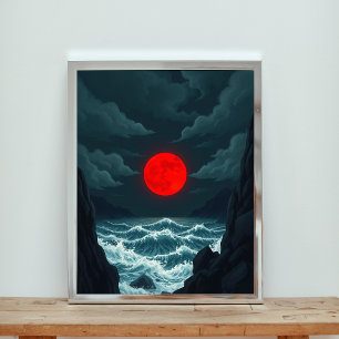Eine mondlimitierte Symphonie des rohen Powers der Poster