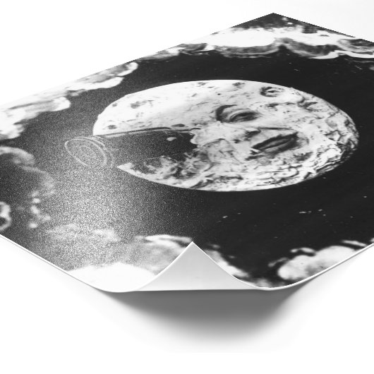 Eine Mondreise Fotodruck (Ecke)