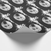 Eine Mondreise Geschenkpapier (Ecke)