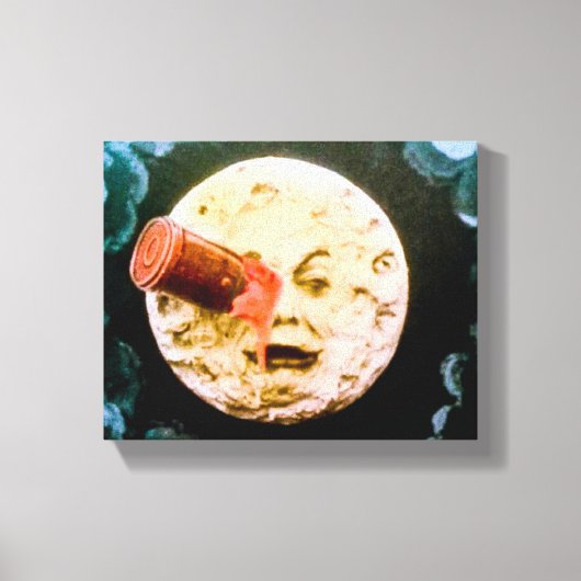 Eine Mondreise Leinwanddruck (Vorderseite)